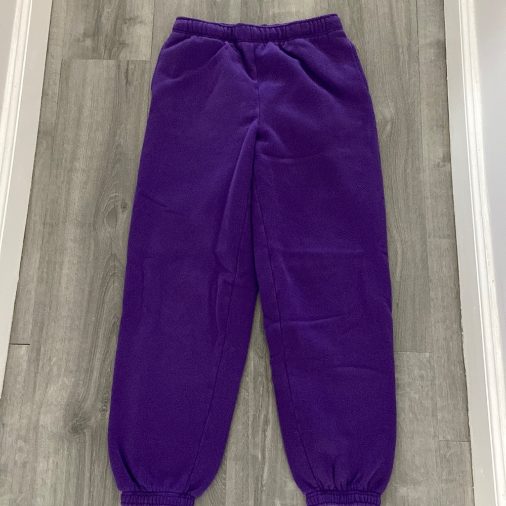 Purple TNA sweatpants